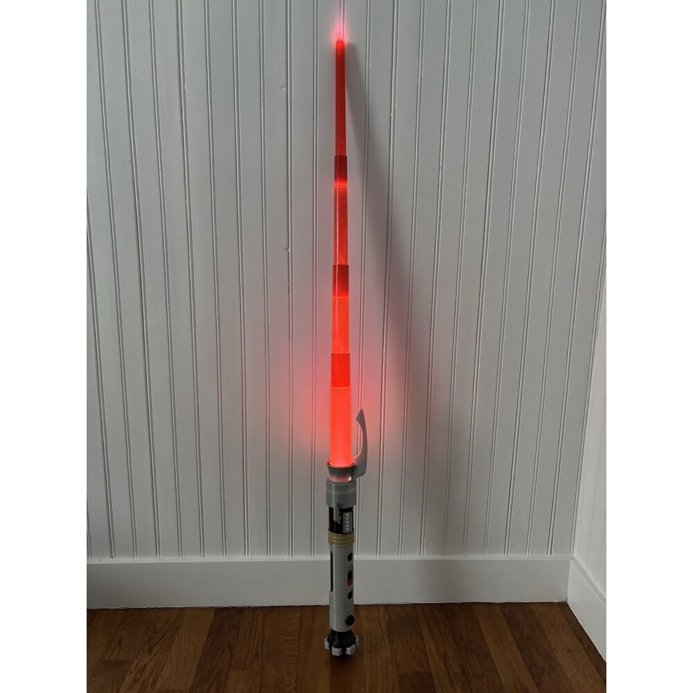 Disney Parks Star Wars Build Your Own Lightsaber Lights Up & Sounds Works Red